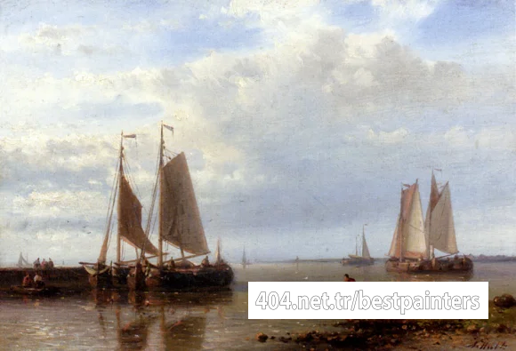 Hulk_Abraham_Shipping_In_A_Calm_Estuary