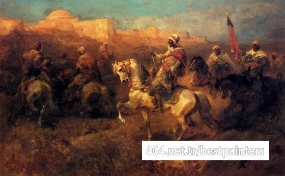 Schreyer_Adolf_Arab_Horsemen_On_The_March