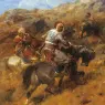 Schreyer_Adolf_Arab_Warriors_On_A_Hillside