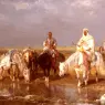 Schreyer_Adolf_Arabs_Watering_Their_horses