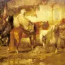 Schreyer_Adolf_At_The_Watering_Place