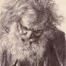 Menzel_Adolf_Friedrich_Erdmann_Portrait_Of_An_Old_Man