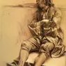 Menzel_Adolph_Von_Schlafender_Mann