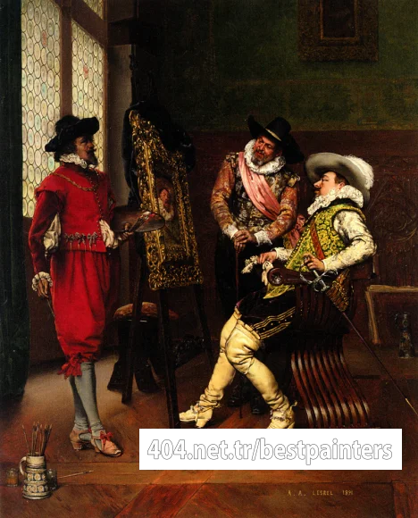 Lesrel_Adolphe_Alexandre_Les_Critiques_1891