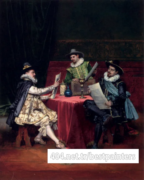 Lesrel_Adolphe_Alexandre_The_Collectors
