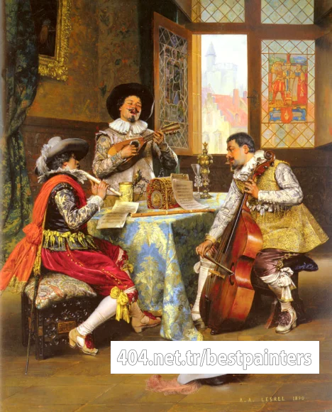 Lesrel_Adolphe_Alexandre_The_Musical_Trio