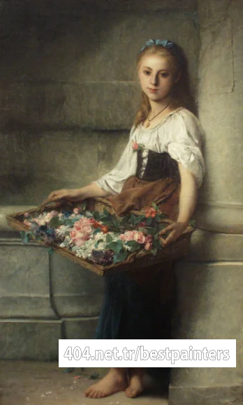 Jourdan_Adolphe_THE_FLOWERSELLER