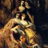 Monticelli_Adolphe_Empress_Eugenie_And_Her_Attendants
