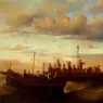 Monticelli_Adolphe_Joseph_Thomas_Italian_Fishing_Vessels_At_Dusk