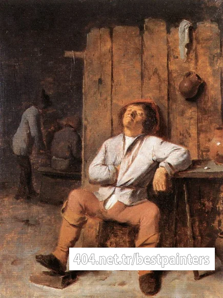 BROUWER_Adriaen_A_Boor_Asleep