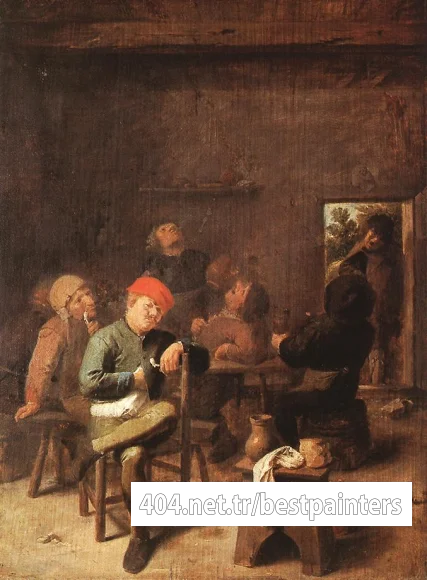 BROUWER_Adriaen_Peasants_Smoking_And_Drinking