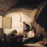 OSTADE_Adriaen_Jansz_van_Village_Tavern_With_Four_Figures
