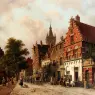 Eversen_Adrianus_A_View_In_Delft