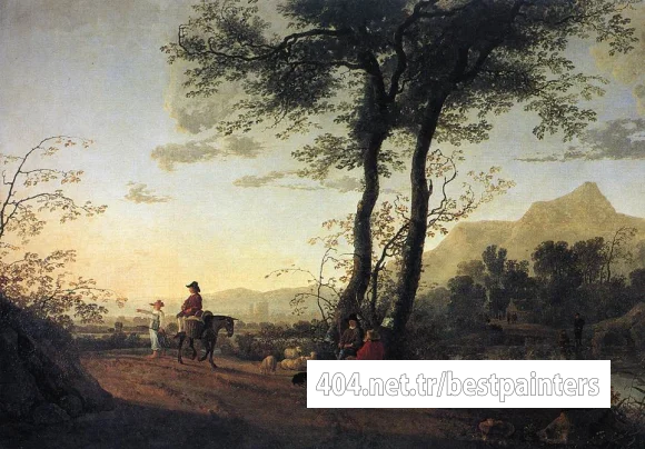 CUYP_Aelbert_A_Road_Near_A_River