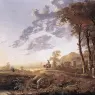 CUYP_Aelbert_Evening_landscape_With_Horsemen_And_Shepherds