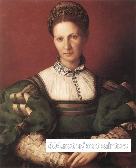 BRONZINO_Agnolo_Portrait_Of_A_Lady_In_Green