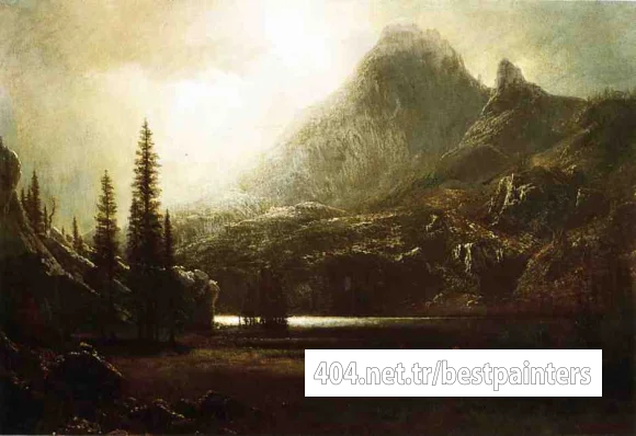 Bierstadt_Albert_By_a_Mountain_Lake