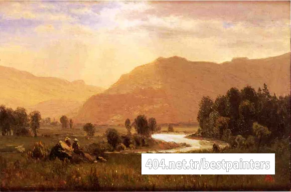 Bierstadt_Albert_Figures_in_a_Hudson_River_Landscape