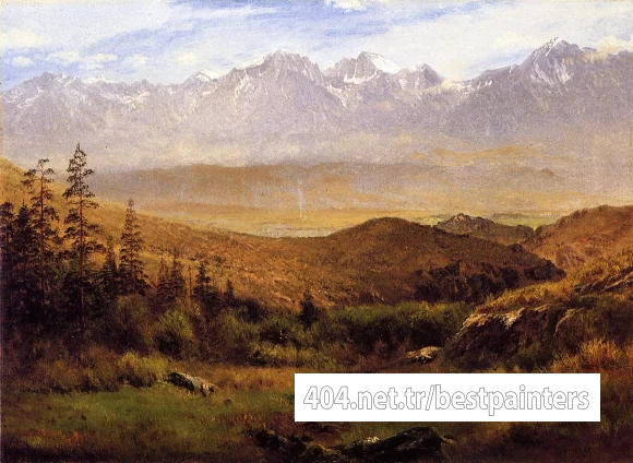 Bierstadt_Albert_In_the_Foothills_of_the_Mountais