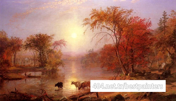Bierstadt_Albert_Indian_Summer_Hudson_River