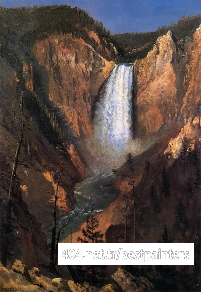 Bierstadt_Albert_Lower_Yellowstone_Falls