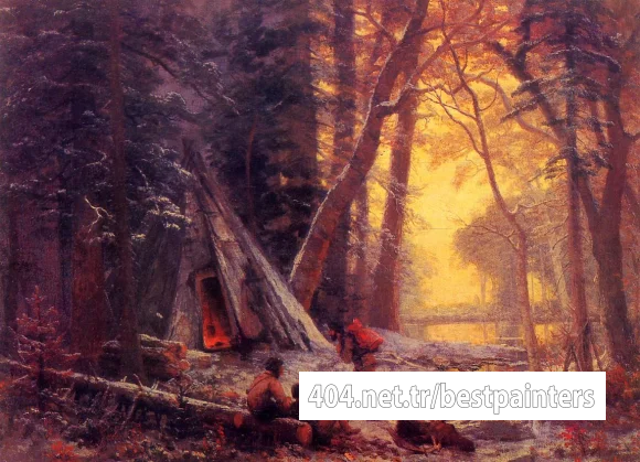 Bierstadt_Albert_Moose_Hunters-_Camp