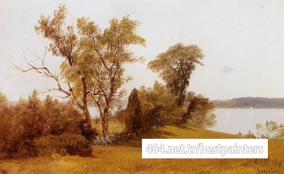 Bierstadt_Albert_Sailboats_on_the_Hudson_at_Irvington