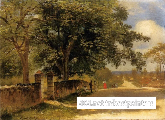 Bierstadt_Albert_Street_in_Nassau