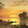 Bierstadt_Albert_Sunset_Deer_and_River