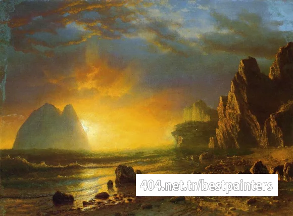 Bierstadt_Albert_Sunset_on_the_Coast