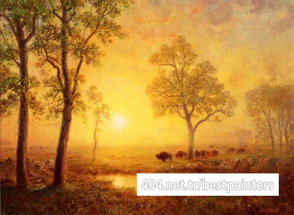 Bierstadt_Albert_Sunset_on_the_Mountain