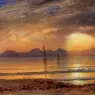 Bierstadt_Albert_Sunset_over_a_Mountain_Lake