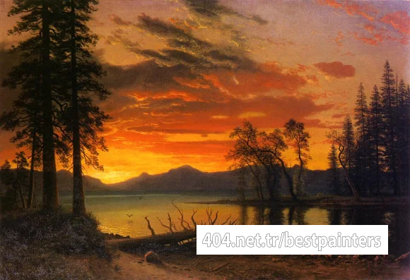 Bierstadt_Albert_Sunset_over_the_River
