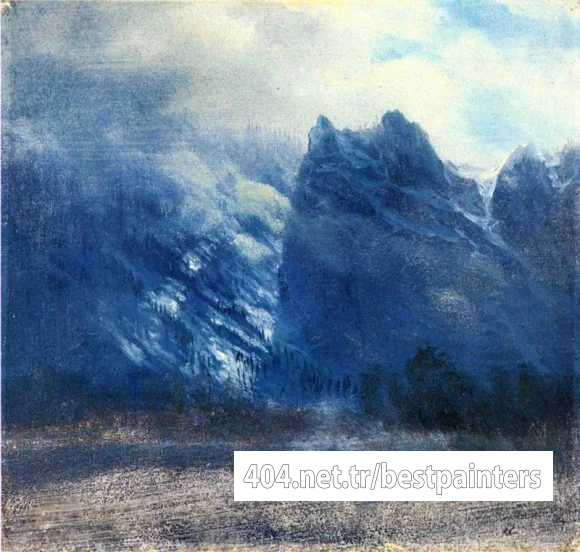 Bierstadt_Albert_Yosemite_Valley_Twin_Peaks