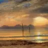 Sunset_Over_A_Mountain_Lake