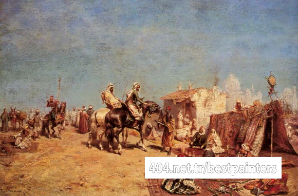 Pasini_Alberto_An_Arab_Encampment