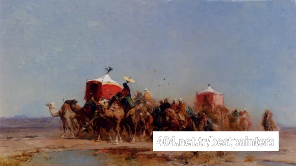 Pasini_Alberto_Caravan_In_The_Desert