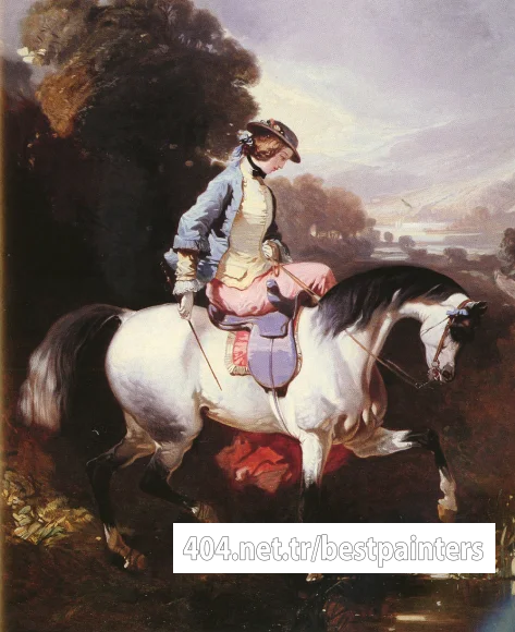 Dreux_Alfred_De_AN_ELEGANT_EQUESTRIENNE