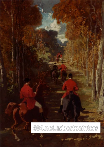 Dreux_Alfred_de_Le_Depart_Pour_La_Chasse