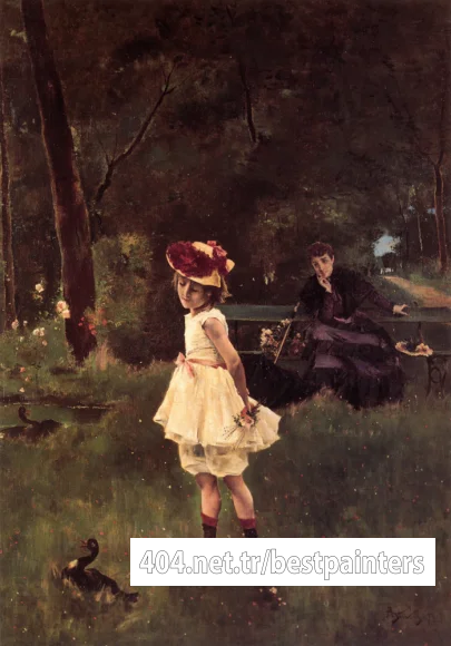 Stevens_A_La_Fillette_au_Canard