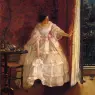 Stevens_Alfred_Lady_at_a_Window_Feeding_Birds