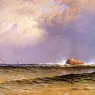 Bricher_Alfred_Thompson_Coastal_Scene_with_Lighthouse