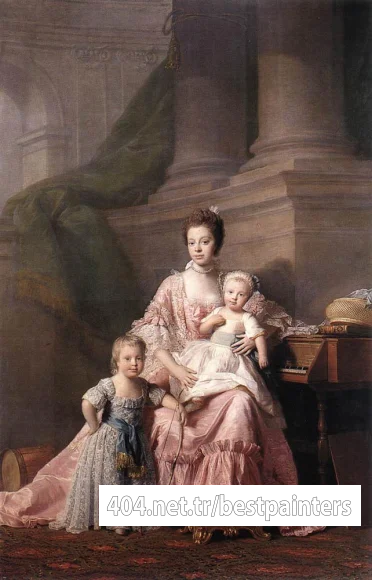 RAMSAY_Allan_Queen_Charlotte_With_Her_Two_Children