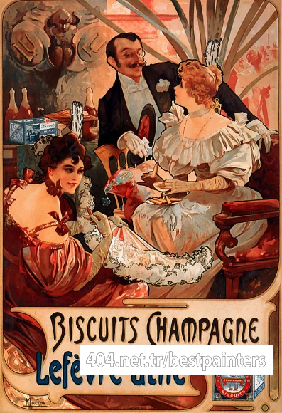Biscuits_Champagne-Lefevre-Utile_1896_35.5x52cm