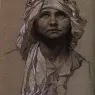 Mucha_Alphonse_Head_of_a_Girl