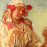 Mucha_Alphonse_Maria_Young_Girl_In_A_Moravian_Costume