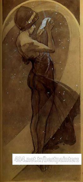 North_Star_1902_56x21.7cm_pencil_wash