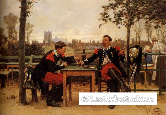 Neuville_Alphonse_de_The_Commanders_Feast