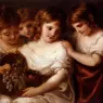 Kauffman_Angelica_Four_Children_With_A_Basket_Of_Fruit