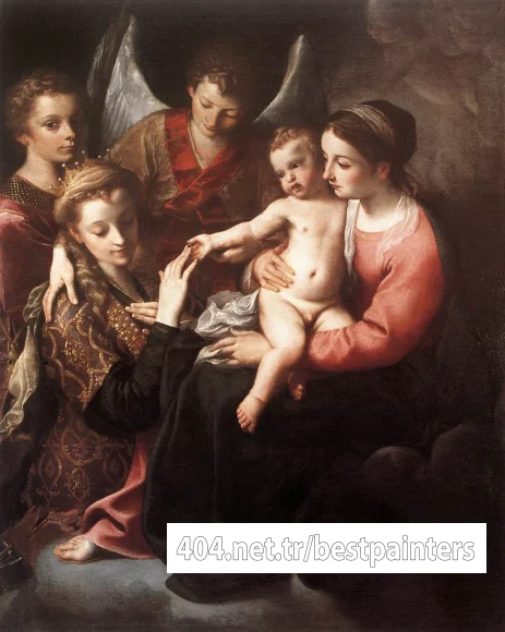 Carracci_Annibale_The_Mystic_Marriage_of_St_Catherine